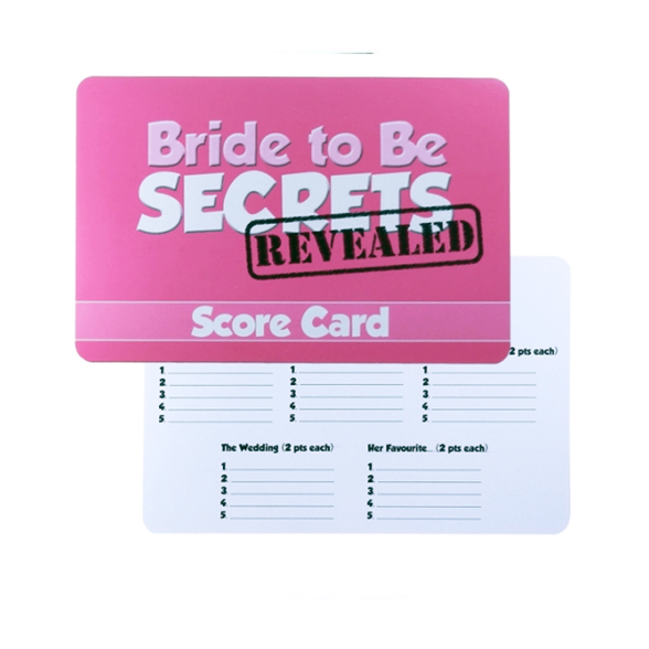 Bride To Be Secrets Revealed Game 2